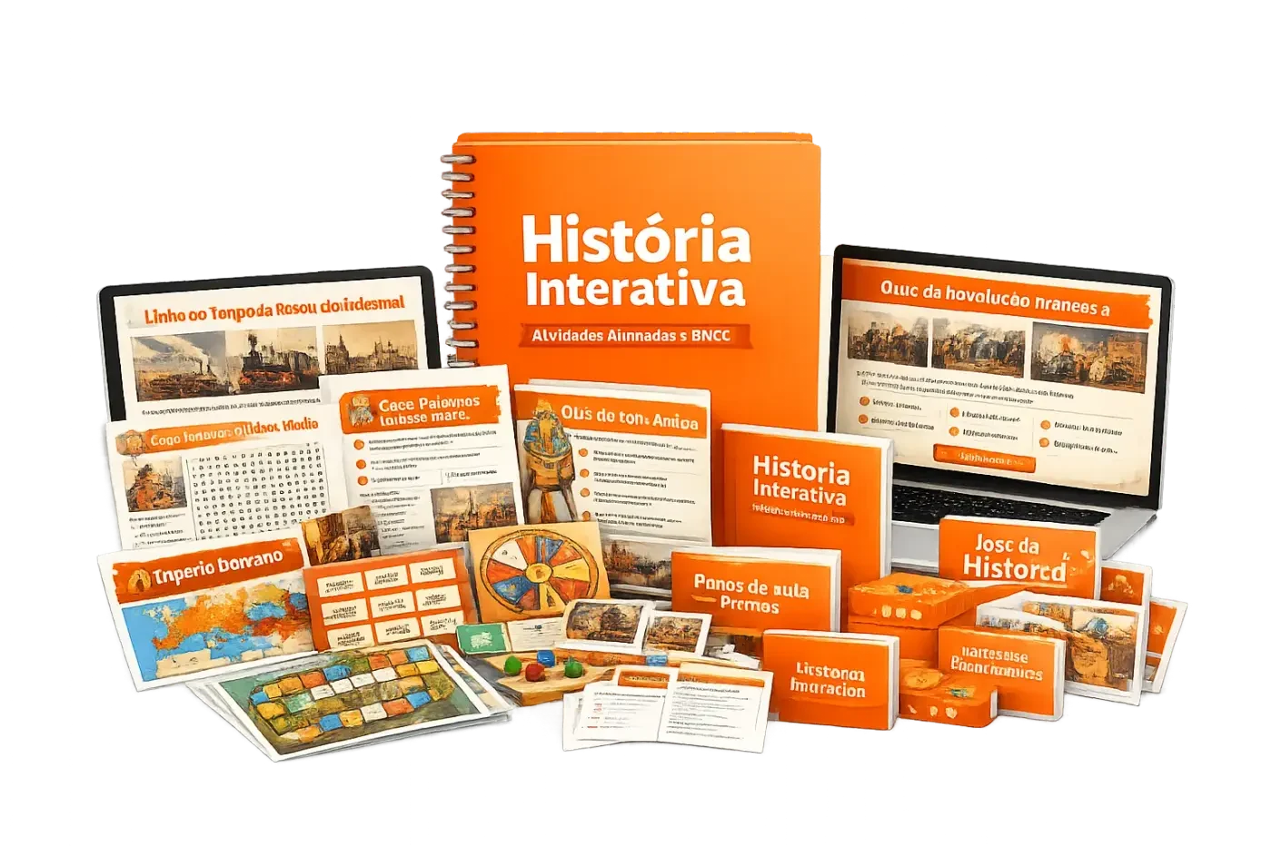 Mais de 500 atividades e jogos educativos de História